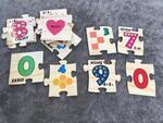 Numbers, Shapes & Addition Wooden Puzzle