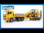 Bruder - MAN Truck, Trailer & Excavator