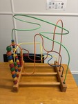 Wooden bead maze 