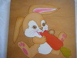 RABBIT WITH CARROT Puzzle