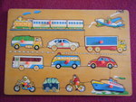 TRANSPORT VEHICLES Inset Puzzle
