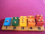 WOODEN NUMBER MATCH Puzzle