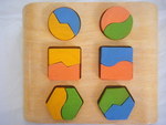 WOODEN  SHAPE MATCHING Puzzle