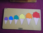 ICE-CREAM SIZES Puzzle