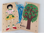 Lacing Boards - Tree & Girl