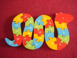 ALPHABET NUMBER SNAKE Puzzle