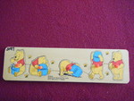 WINNIE THE POOH Peg Inset Strip Puzzle