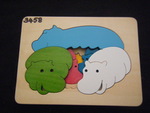 HIPPOS 3-Layer Puzzle