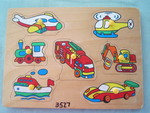TRANSPORT Peg Inset Puzzle
