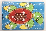 Aboriginal Art Turtle: 8-piece peg puzzle