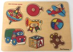Toys: 8-piece chunky peg puzzle