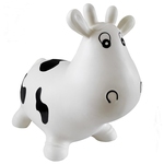 Inflatable space hopper cow