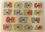 Alphabet: 15 piece peg puzzle