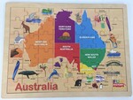 Australia Map: 50-piece tray puzzle
