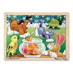 Playful pets: 12-piece tray puzzle