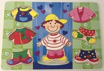 Dress up: 8 piece peg puzzle