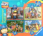 Mike the Knight: 4x puzzles (12, 16, 20 + 24 pieces)