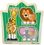 Jungle Friends: 3-piece Jumbo knob puzzle 