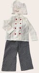 Chef Costume: SIZE 3-5 years