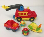 Weeble Wobble fire engine