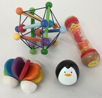 BEGINNER BOX 4: Wooden sensory toys