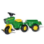 John Deere Pedal Trike with Trailer #1