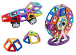 Neoformers 78 piece Magnetic Building Set - Ferris Wheel and Vehicles