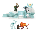Attack on Ice Fortress & Fire and Frost monsters - Schleich Eldrador 