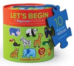 Let's Begin Jungle: 10x 2-piece puzzles 