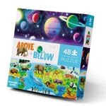 Earth & Space (Above & Below): 48-piece floor puzzle