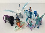 Fantasy creatures - Dragons, unicorn, shadow lion & mermaids