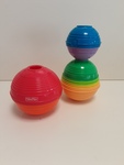 Stacking colourful balls