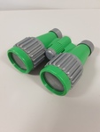 Green plastic binoculars 