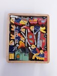 Wooden fire brigade puzzle 