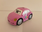 Plastic pink buggy car
