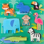 Wooden jungle puzzle