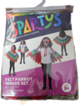 Felt parrot wings costume 