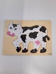 Cow alphabet puzzle
