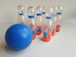 Plastic Rattling Bowling Set