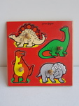 Red Dinosaur Puzzle