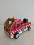 Wooden fire truck