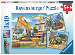 Ravensburger Construction Vehicle Puzzle x 3