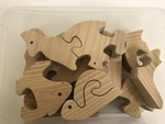 Wooden Animal Puzzle Blocks