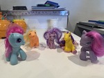 My Little Pony figurines and Barbie