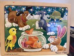 Melissa & Doug Playful Pets Wooden Jigsaw Puzzle