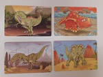 Dinosaur Puzzles-Four in One