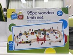 Jack & Jill 95-piece Wooden Train Set