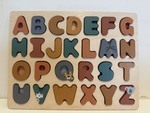 1646:  Wooden Alphabet Puzzle