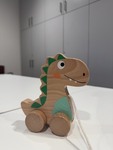 1713: Lelin Pull Along Dinosaur