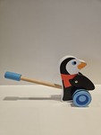 Wooden Penguin Pusher